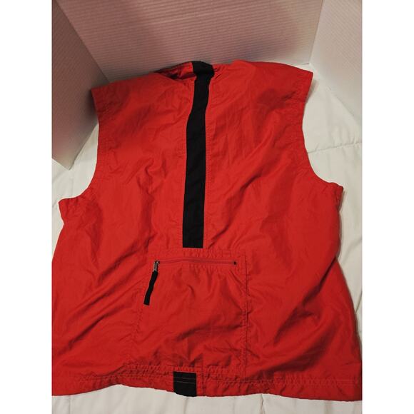 VTG 90s Nike ACG Windbreaker XL Vest Packable Running Hiking Jacket Men Red RARE - Picture 8 of 10